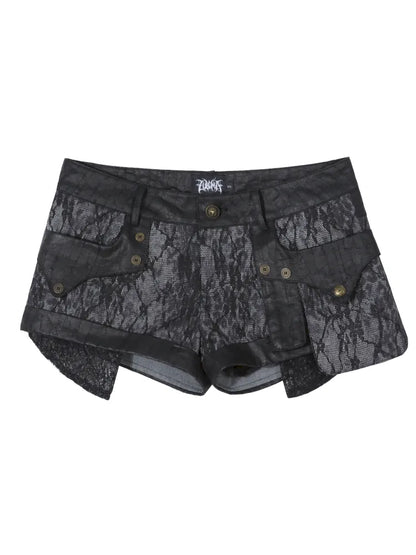 Layered Coolness Loose Leather Leggings【s0000014132】