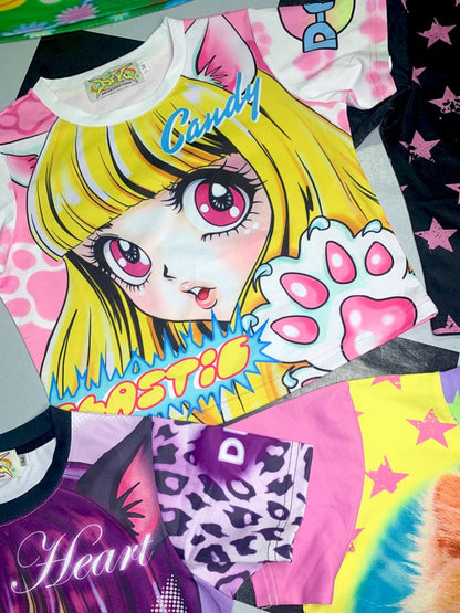 Millennial Hottie Y2K Hundred Short T-Shirt【s0000013520】