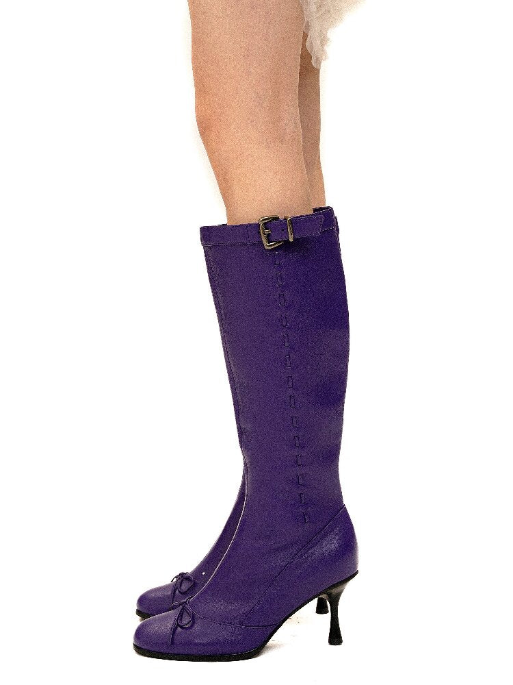 Sheepskin Ballet Stiletto Boots【s0000016129】