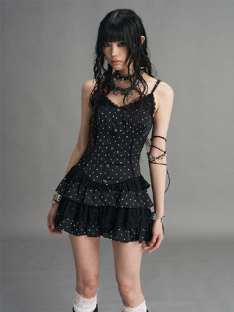 Street Punk Cross Halter T-Shirt【s0000017531】