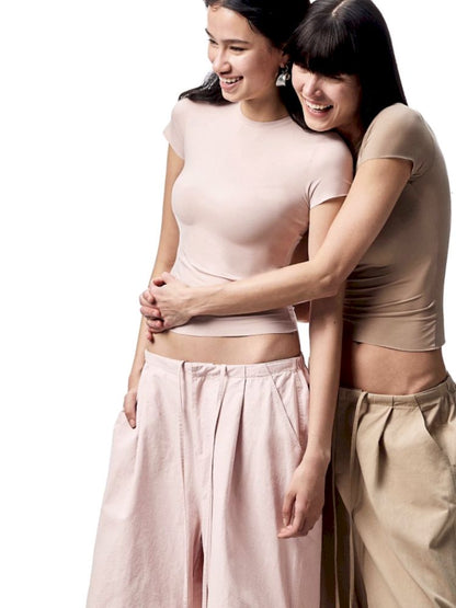 High elastic antibacterial short-sleeved T-shirt【s0000012401】