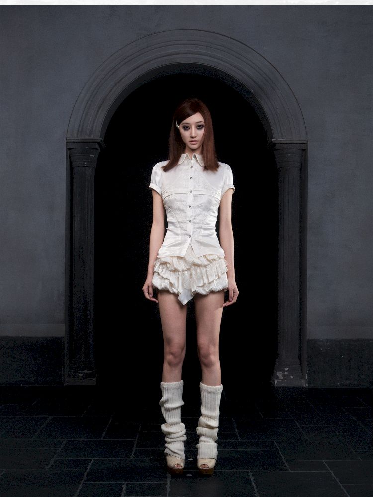 Low Waisted Pod Skirt Pants【s0000012305】