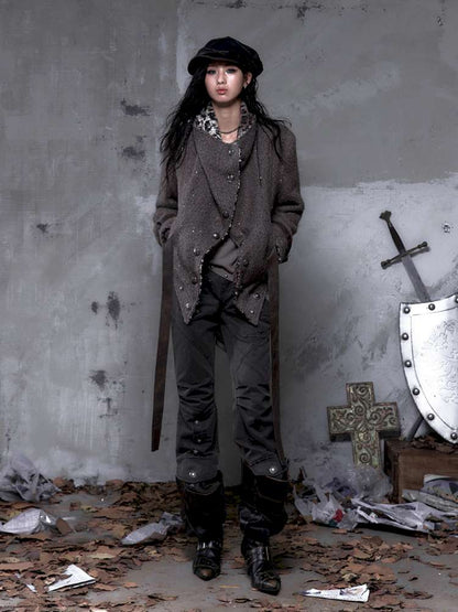 Chanel-Style Reversible Fleece Coat【s0000014462】