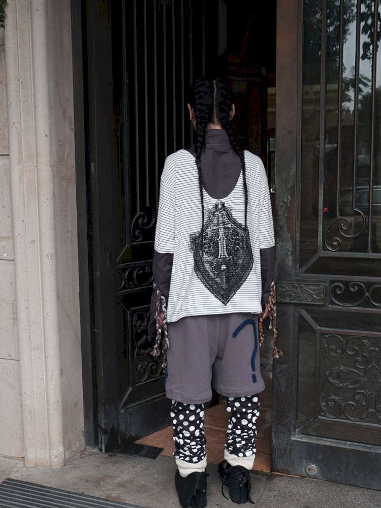 Polka Dot Fake Two Piece Trousers【s0000015151】