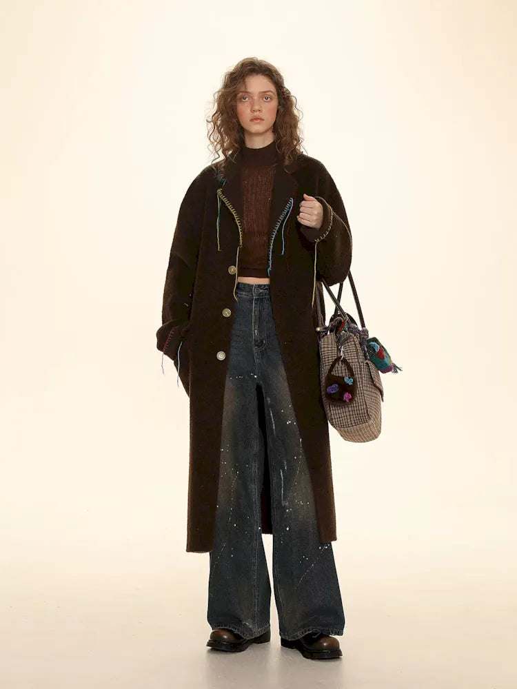 Splash Ink Flip Dot Casual Long Pants【s0000006006】