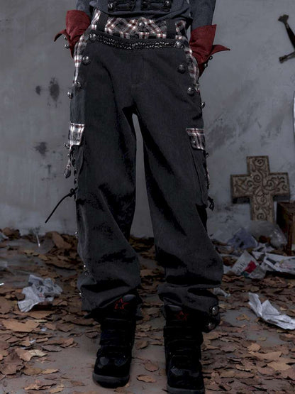 Vintage Punk Court Lantern Trousers【s0000014650】