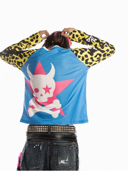 American Flag Skull Long Sleeve【s0000019127】