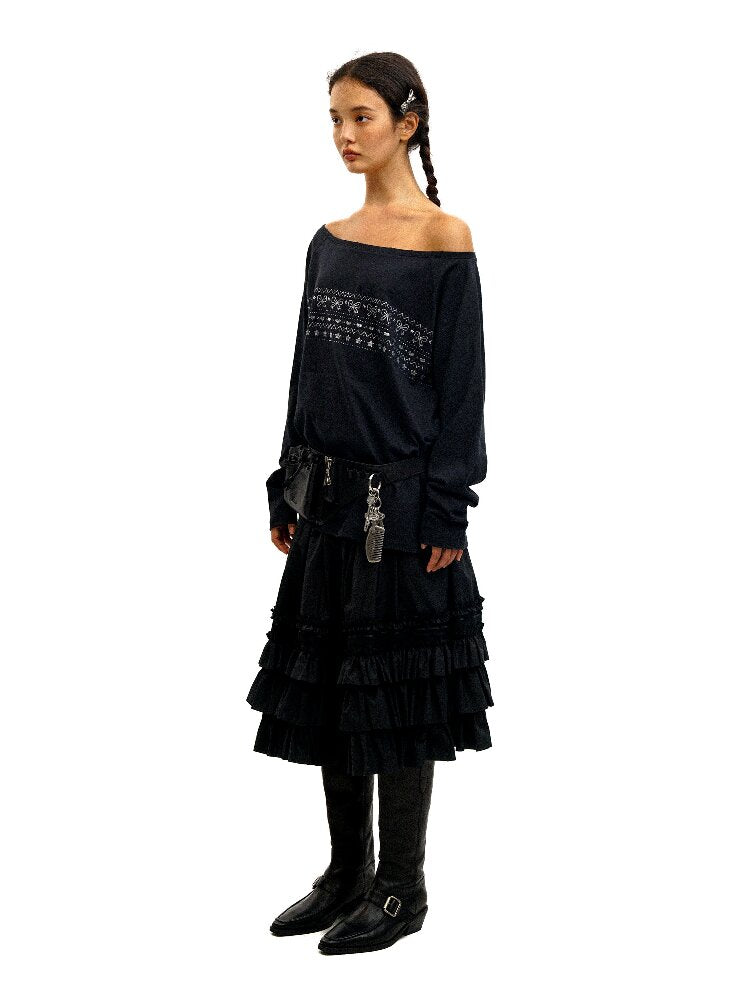 Heavy Works Layered Lace Skirt【s0000016092】