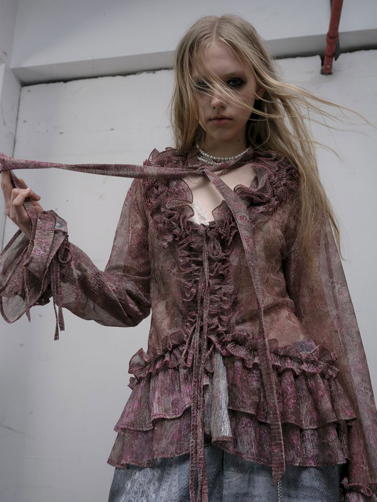 Long Sleeve Flared Sun Protection Shirt【s0000012328】