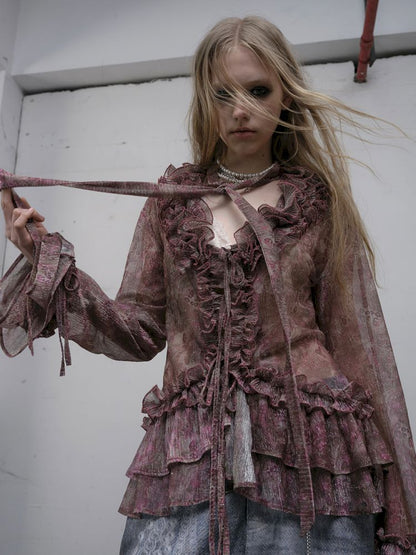 Long Sleeve Flared Sun Protection Shirt【s0000012328】