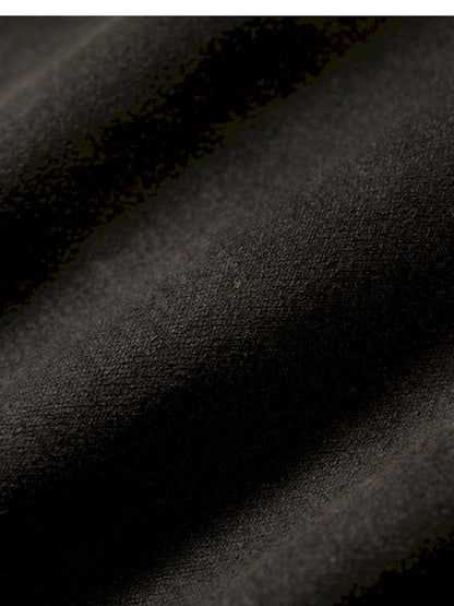 Slightly Flared Suede Casual Pants【s0000014480】