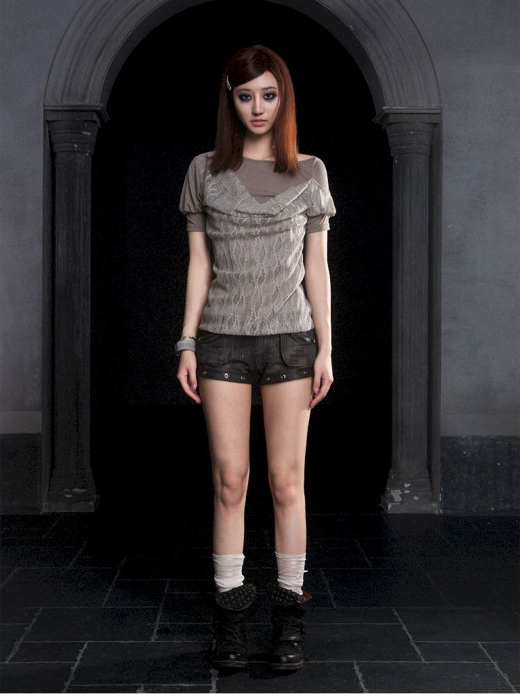 Bubble short sleeve t-shirt【s0000012309】