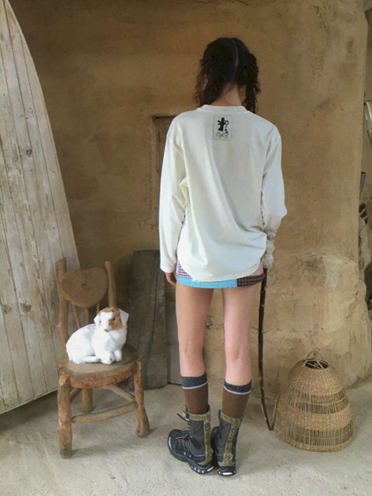 Forest Elf Print Long Sleeve T-Shirt【s0000014898】