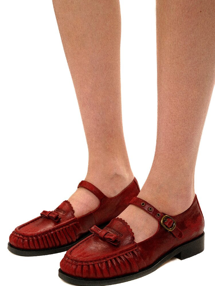 Vintage Mary Jane Loafers【s0000017904】