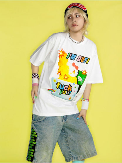 Street Hip Hop Loose T-Shirt【s0000012460】