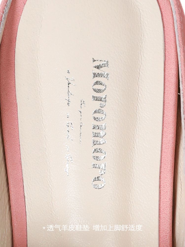 Carved Single Buckle Ballet Shoes【s0000013439】