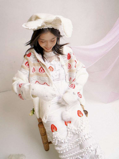 Mohair Knit Cardigan Jacket【s0000014533】