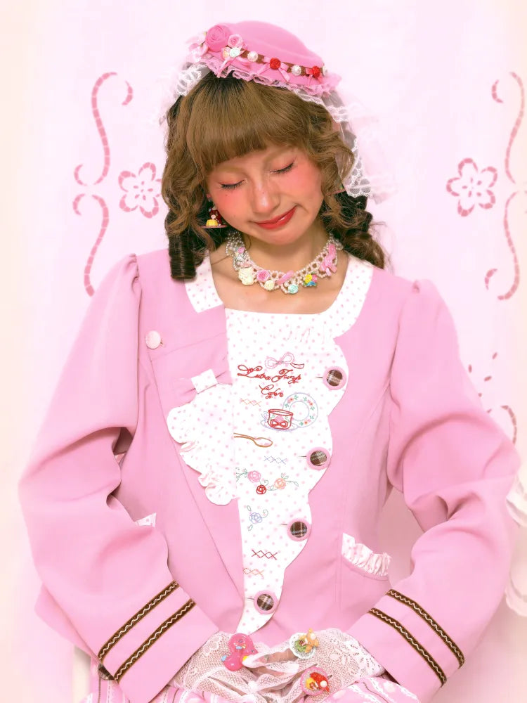 Patchwork Embroidered Tea Break Blazer【s0000014160】