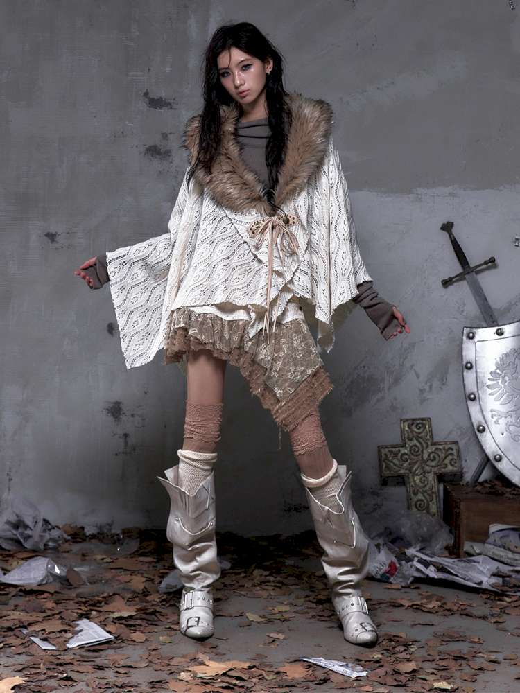 Heavy Work Irregular Piece Culottes【s0000014654】