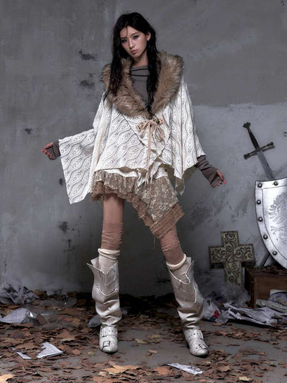 Heavy Work Irregular Piece Culottes【s0000014654】