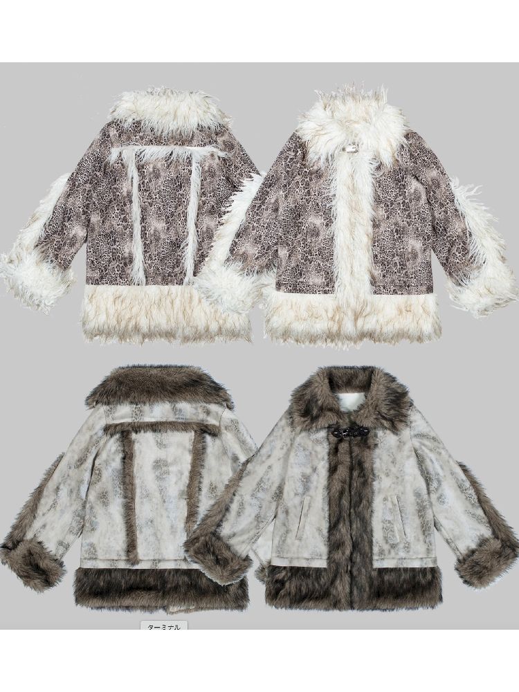 DEERSKIN VELVET FUR COAT [S0000010491]