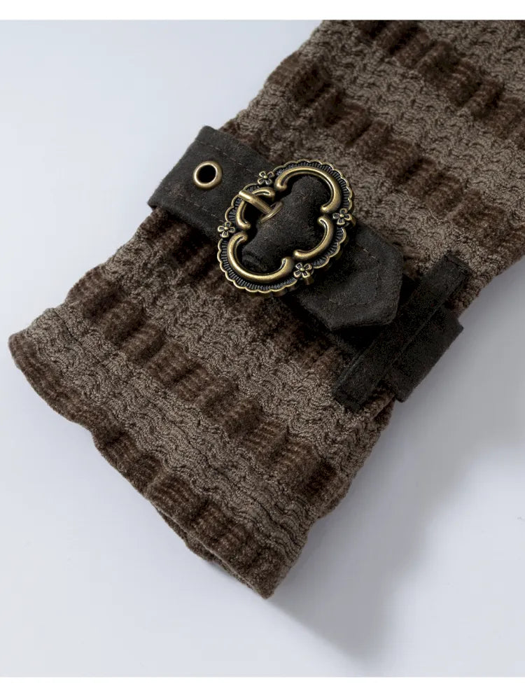 Knit Suede Short Hooded Jacket【s0000014120】