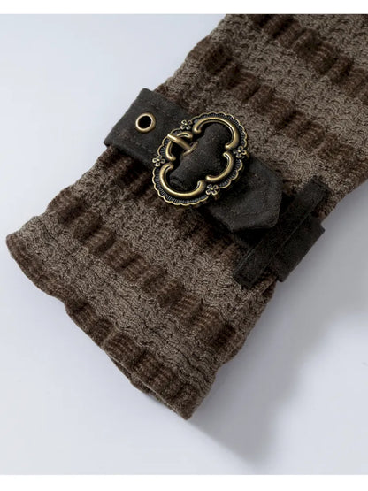 Knit Suede Short Hooded Jacket【s0000014120】