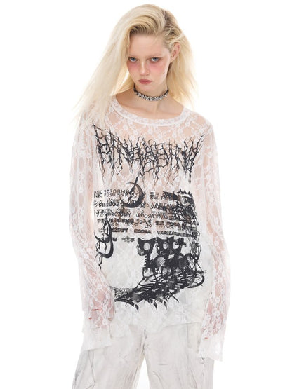 Oversized Gender-Neutral Layered T-Shirt【s0000012989】