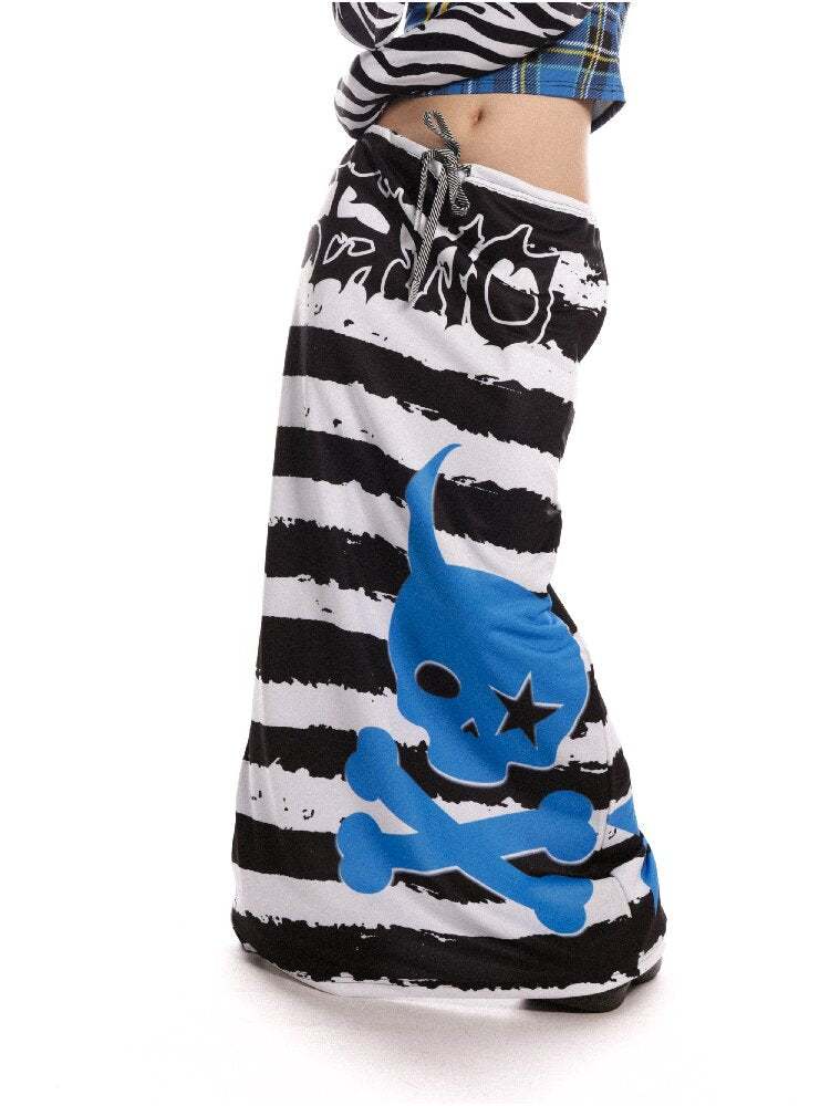 DeadEndKids Retro Print Long Skirt【s0000019126】