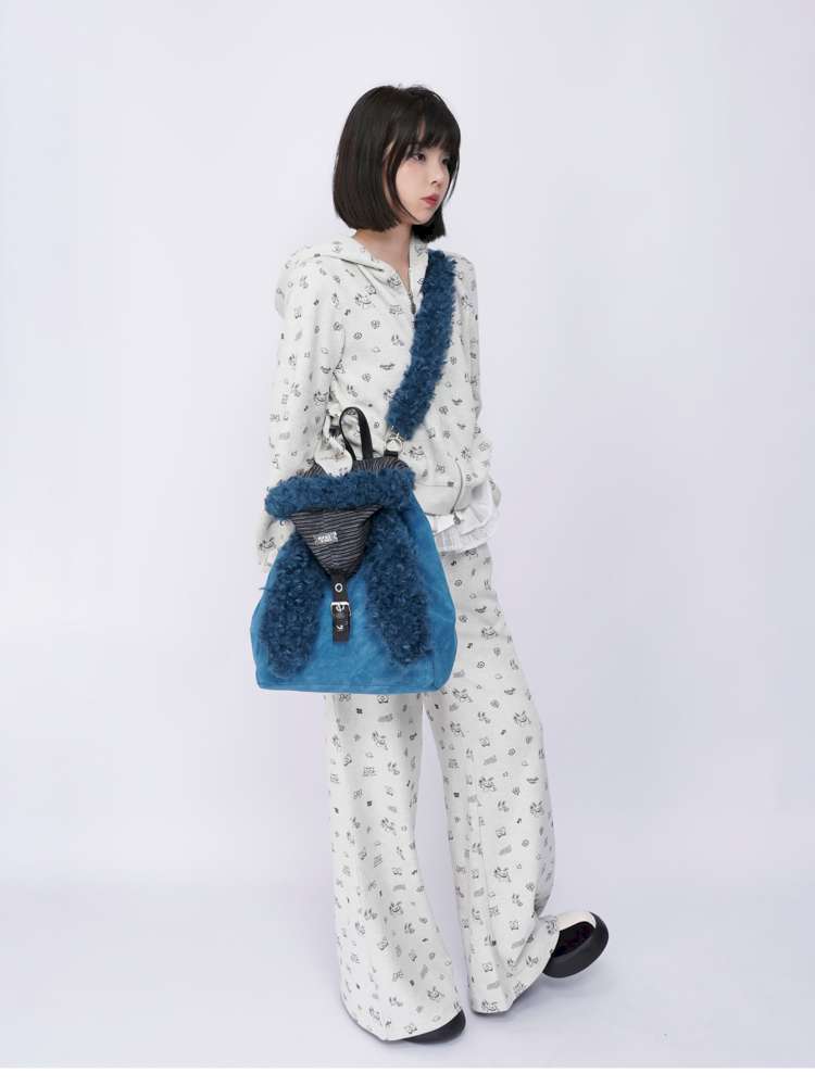 Rabbit Ears Cute Fur Crossbody School Bag【s0000014619】