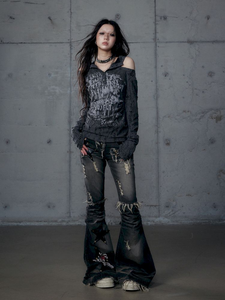 Micro Slim Washed Jeans【s0000013474】