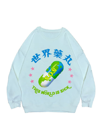 PILL LOOSE SWEATSHIRT [S0000010263]