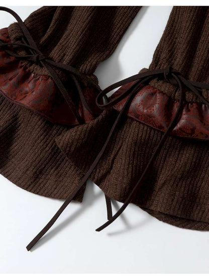 Vintage Punk Patchwork Knit Dress【s0000014651】