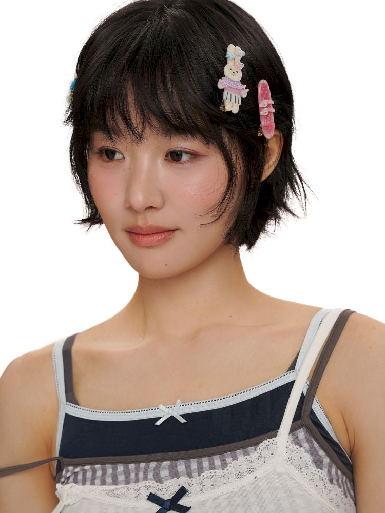 Handmade Rabbit Hair Clips【s0000013422】