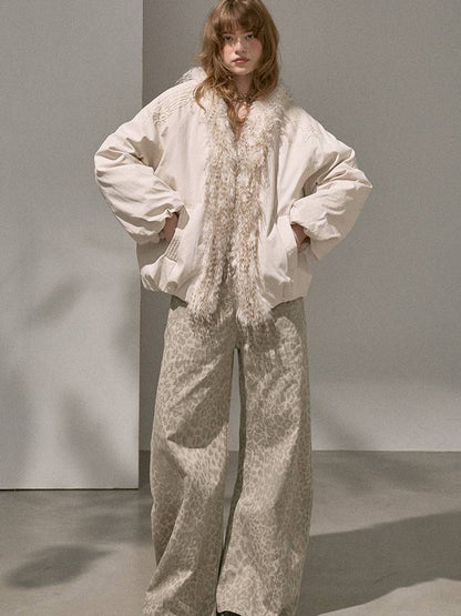 Straight-Leg Wide-Leg Jeans【s0000014389】