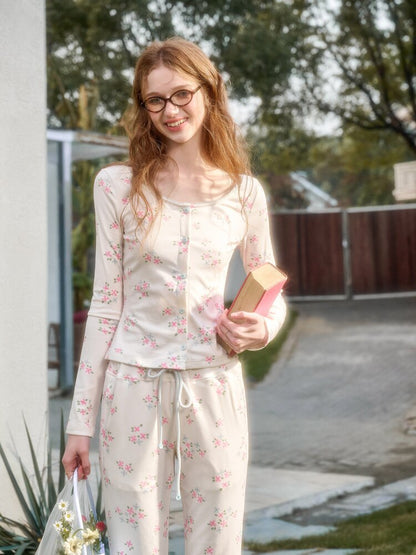 Blue Velvet Cotton Flower Dress【s0000015623】