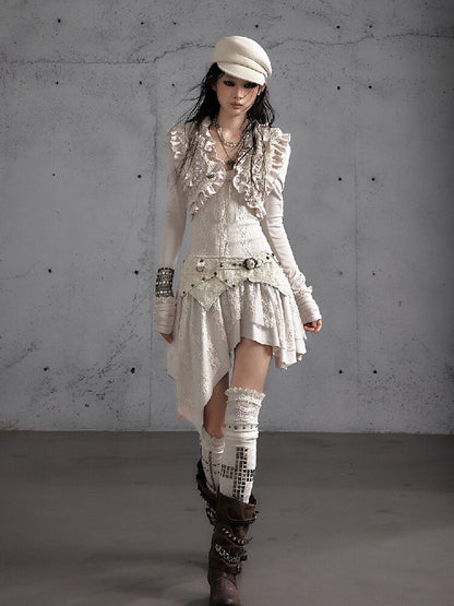 Punk Print Stretch Knit Dress【s0000019153】