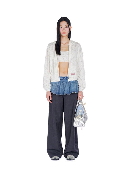 Ultra Short Fart Curtain Patchwork Denim Pants【s0000008594】