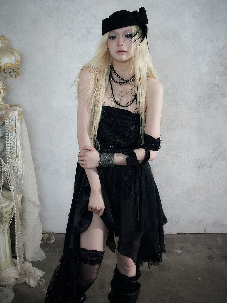 Baroque Lace Wool Equestrian Beret【s0000017994】
