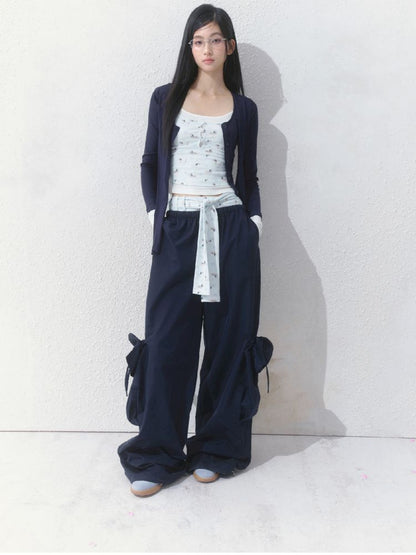 Printed Top Jacket Three Piece Set【s0000012159】