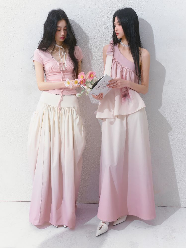 High-Waisted Half-Length Skirt【s0000012144】