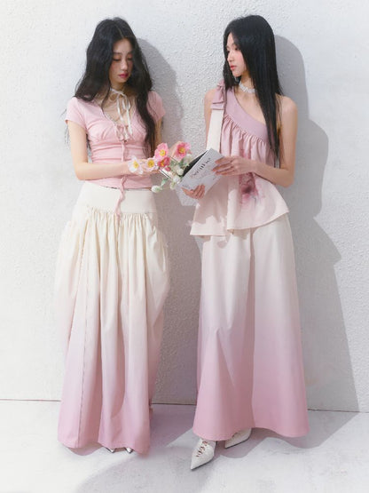 High-Waisted Half-Length Skirt【s0000012144】