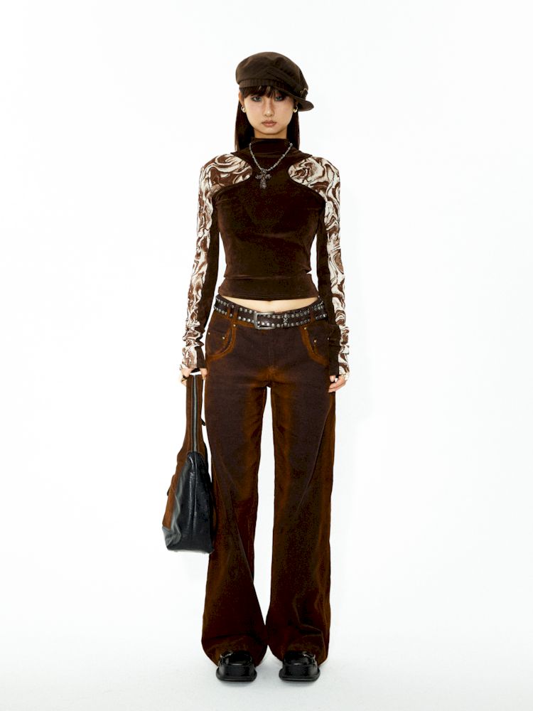 Casual skinny straight leg pants【s0000006273】