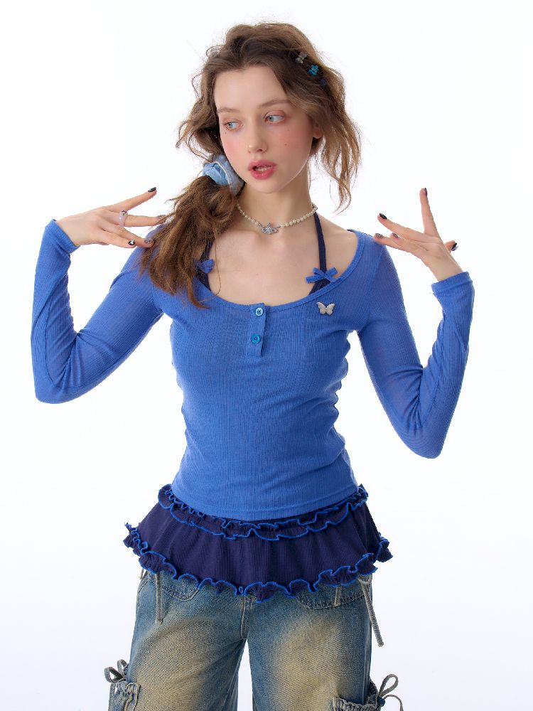 Knit Neck Vest Camisole【s0000012247】