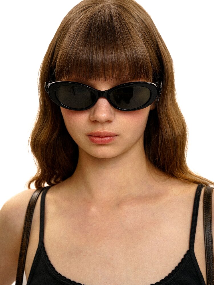 Detachable Bow Cat Eye Sunglasses【s0000017910】