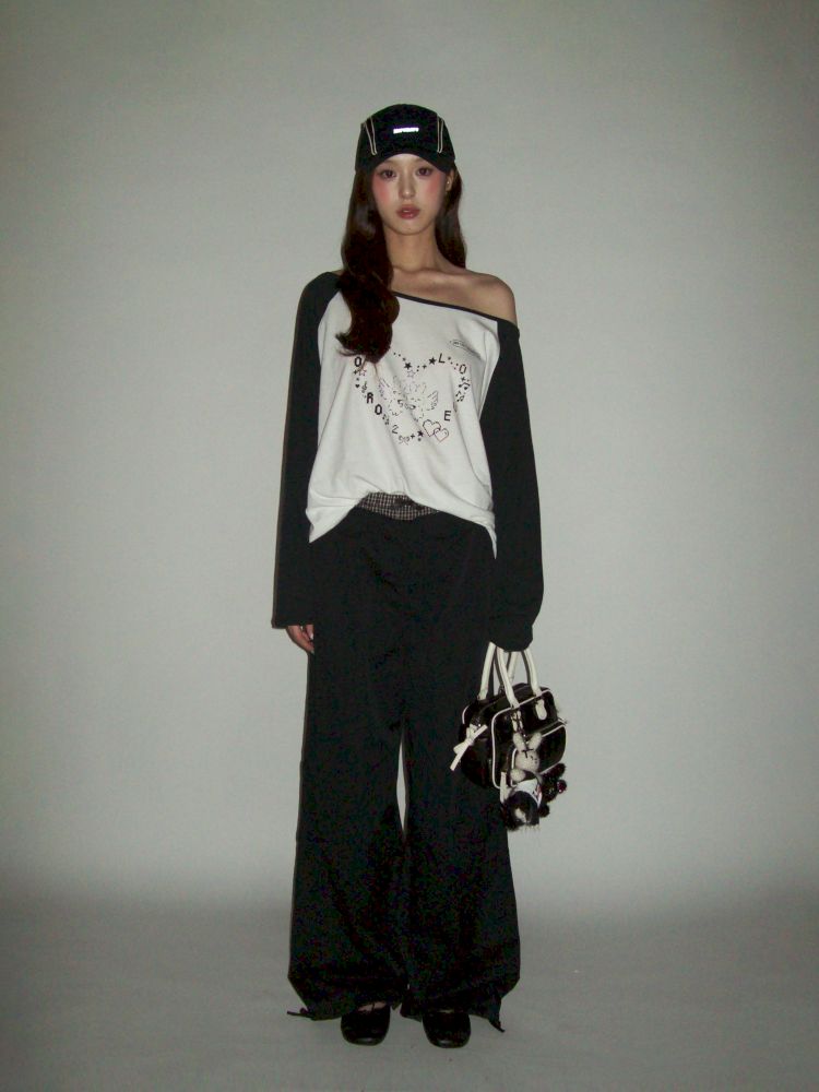 Relaxed fit adjustable cuffs casual pants【s0000012547】