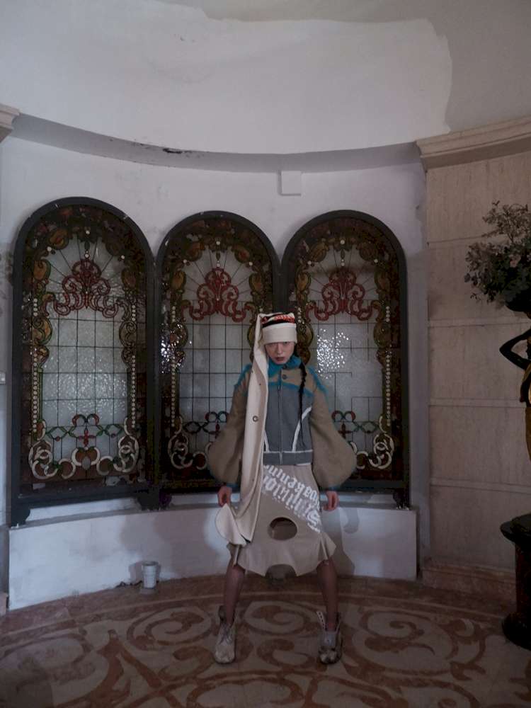 Fur Paneled Polar Fleece Coat【s0000015148】