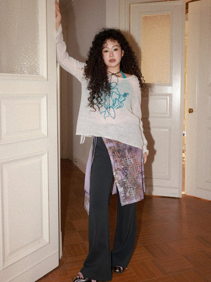 Twilight Printed Bell Bottoms【s0000015456】