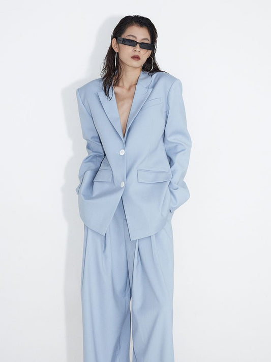 Intellectual Baby Blue Suit【s0000007344】