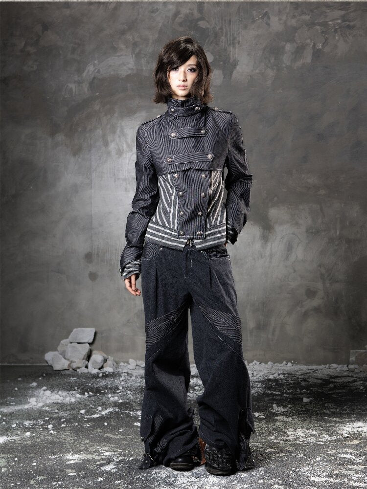 Fake Two Denim Patchwork Jacket【s0000015947】